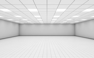 Studio with Completed Acoustic Ceilings