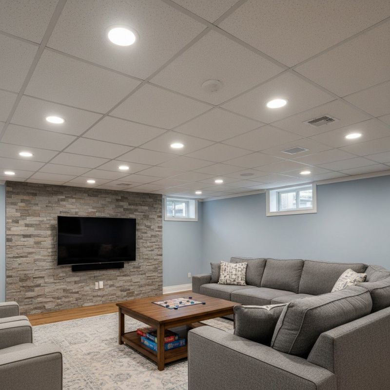 Acoustic Ceiling Installation